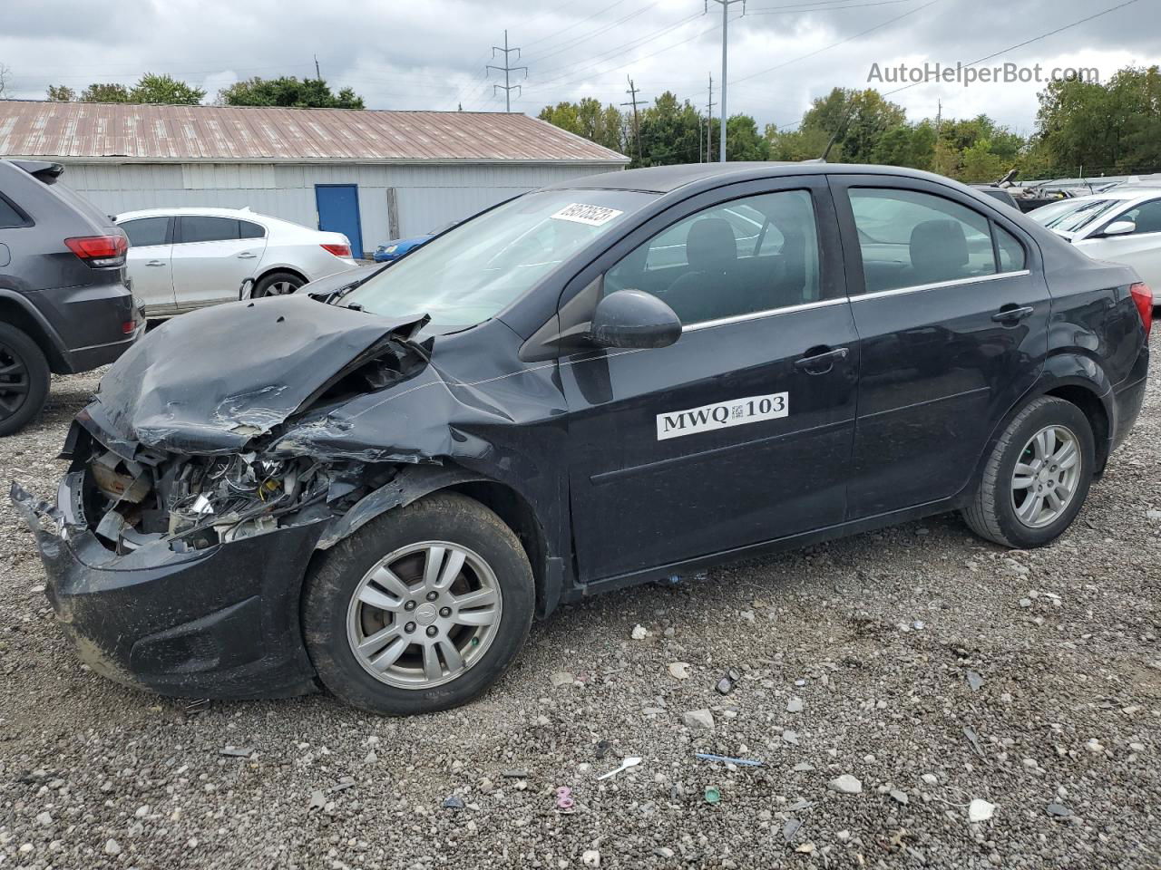 2013 Chevrolet Sonic Lt Черный vin: 1G1JC5SB5D4242703