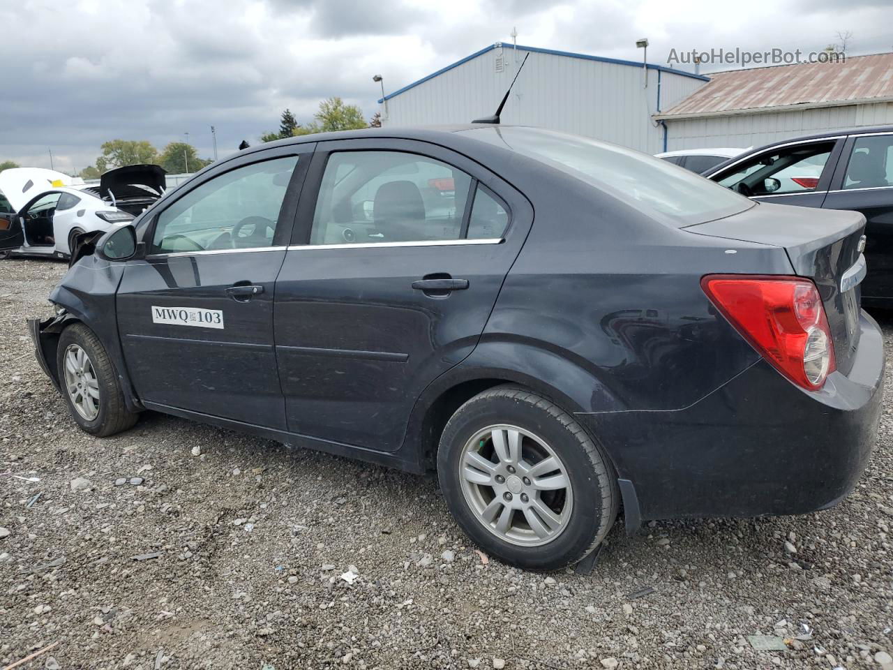 2013 Chevrolet Sonic Lt Black vin: 1G1JC5SB5D4242703