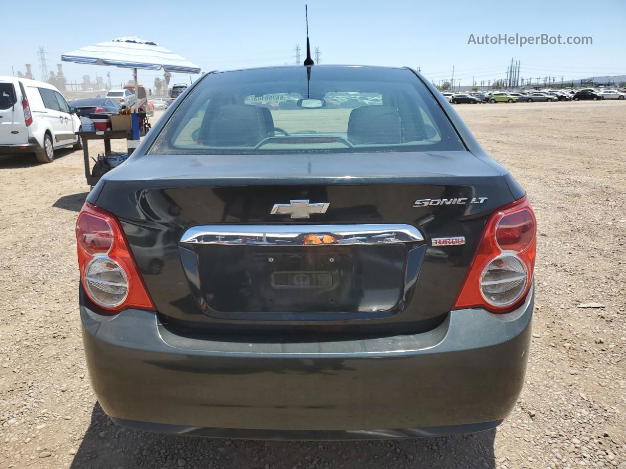 2013 Chevrolet Sonic Lt Green vin: 1G1JC5SB6D4191227