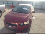 2013 Chevrolet Sonic Lt Red vin: 1G1JC5SB6D4225666