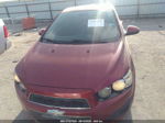 2013 Chevrolet Sonic Lt Red vin: 1G1JC5SB6D4225666