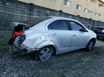 2013 Chevrolet Sonic Lt Silver vin: 1G1JC5SB7D4250026