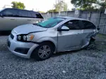 2013 Chevrolet Sonic Lt Silver vin: 1G1JC5SB7D4250026