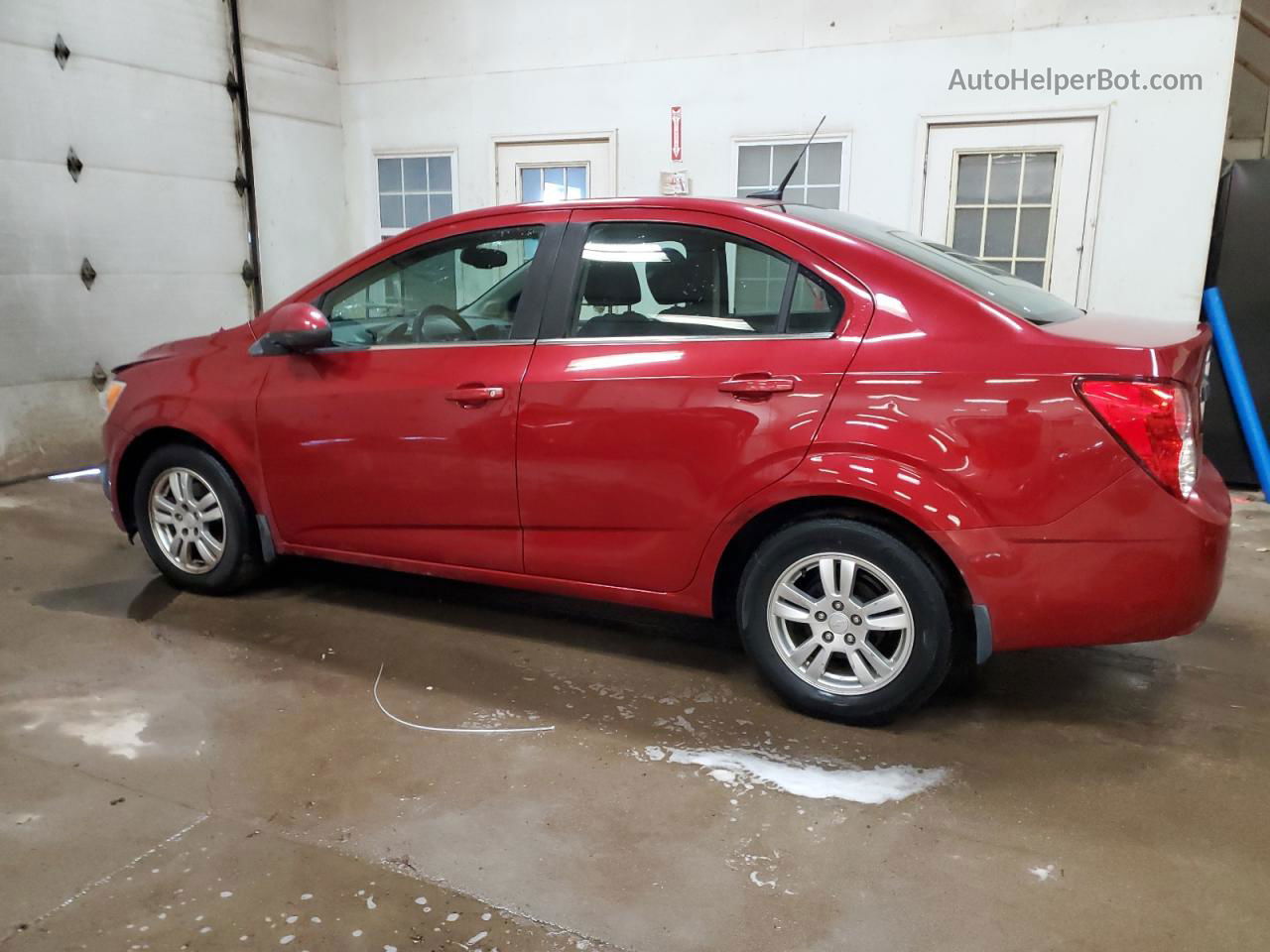 2013 Chevrolet Sonic Lt Red vin: 1G1JC5SB8D4134589