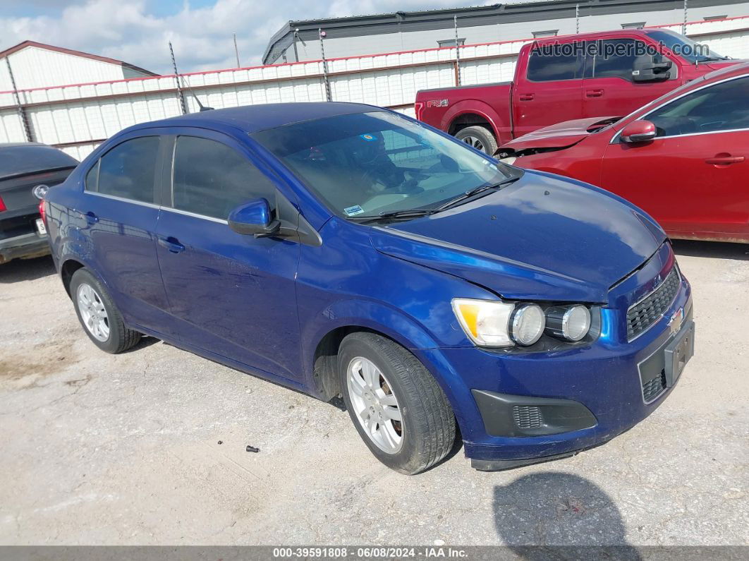 2013 Chevrolet Sonic Lt Auto Blue vin: 1G1JC5SB8D4153207