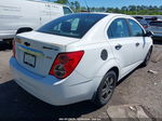 2013 Chevrolet Sonic Lt Auto White vin: 1G1JC5SB8D4241027