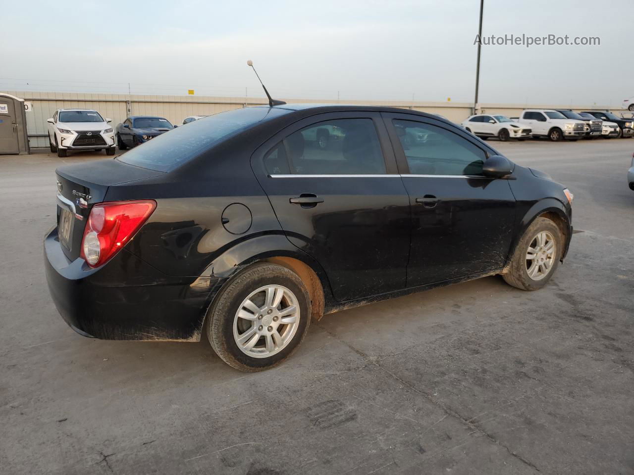 2013 Chevrolet Sonic Lt Black vin: 1G1JC5SB9D4169366