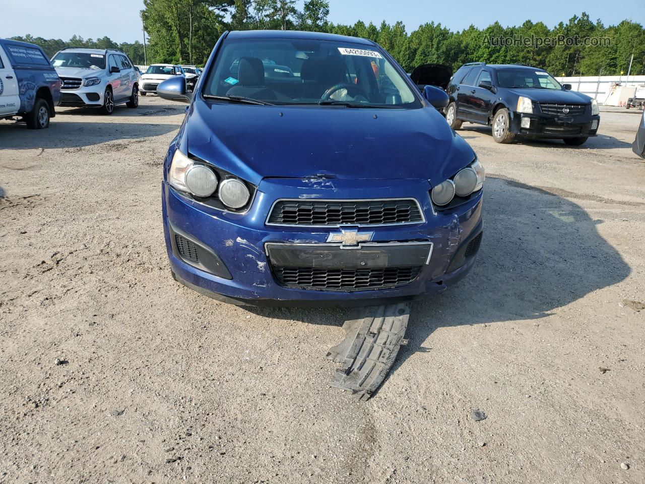 2013 Chevrolet Sonic Lt Blue vin: 1G1JC5SB9D4187141