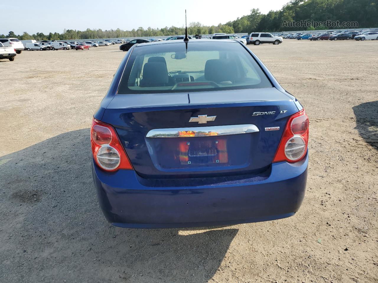 2013 Chevrolet Sonic Lt Blue vin: 1G1JC5SB9D4187141