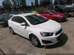 2014 Chevrolet Sonic Lt White vin: 1G1JC5SB9E4147479