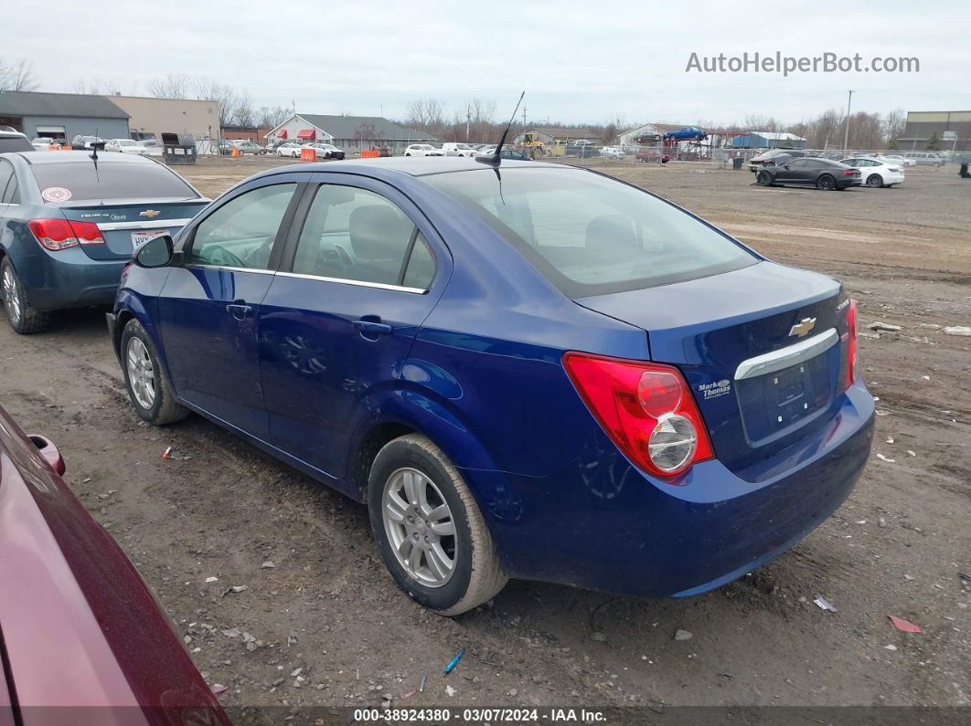 2013 Chevrolet Sonic Lt Auto Blue vin: 1G1JC5SBXD4142354