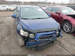 2013 Chevrolet Sonic Lt Auto Blue vin: 1G1JC5SBXD4142354