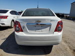 2013 Chevrolet Sonic Lt White vin: 1G1JC5SG0D4114137