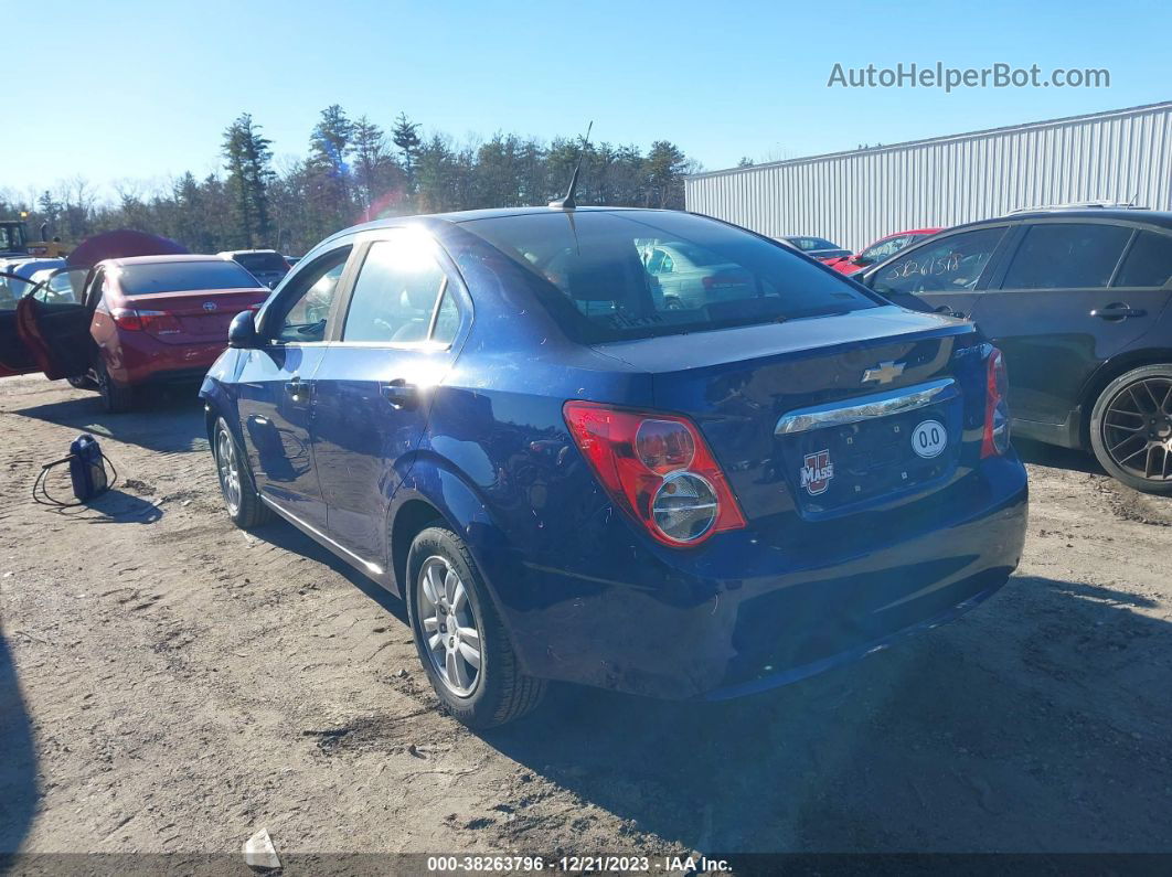 2013 Chevrolet Sonic Lt Auto Синий vin: 1G1JC5SG0D4242135