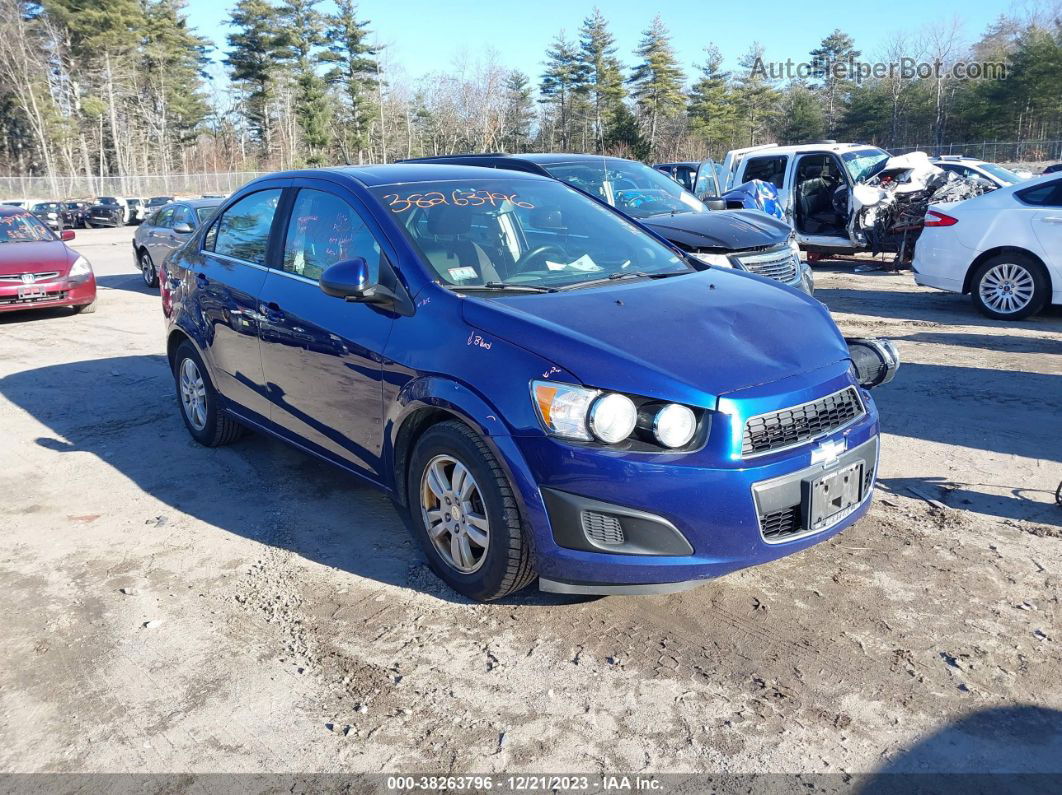 2013 Chevrolet Sonic Lt Auto Blue vin: 1G1JC5SG0D4242135