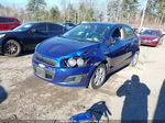 2013 Chevrolet Sonic Lt Auto Blue vin: 1G1JC5SG0D4242135