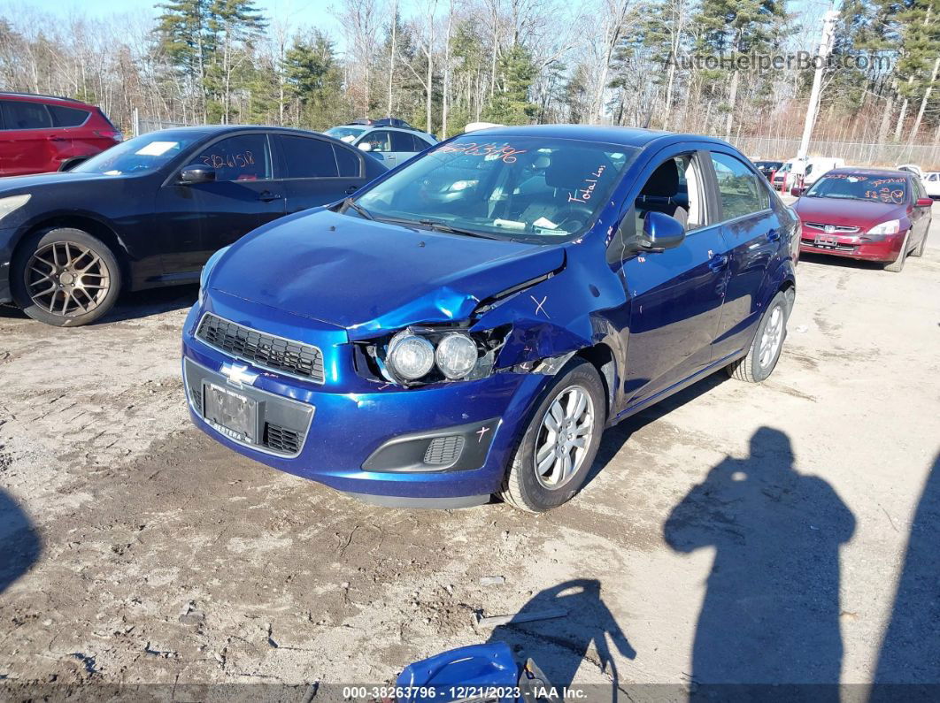 2013 Chevrolet Sonic Lt Auto Синий vin: 1G1JC5SG0D4242135