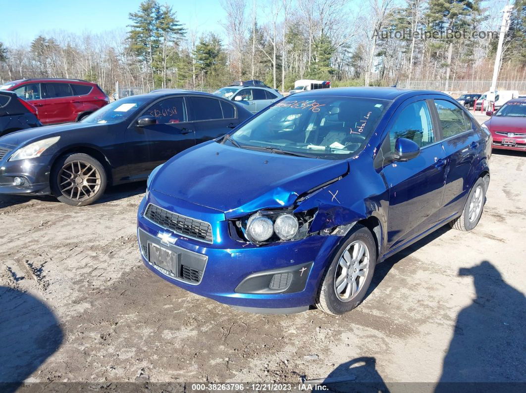 2013 Chevrolet Sonic Lt Auto Blue vin: 1G1JC5SG0D4242135