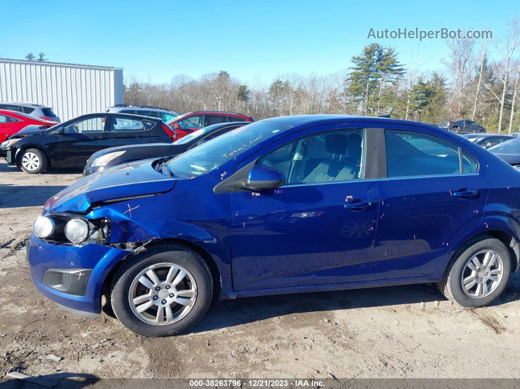 2013 Chevrolet Sonic Lt Auto Blue vin: 1G1JC5SG0D4242135