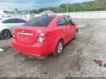 2014 Chevrolet Sonic Lt Red vin: 1G1JC5SG0E4227605