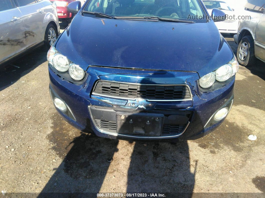 2014 Chevrolet Sonic Lt Blue vin: 1G1JC5SG1E4126704