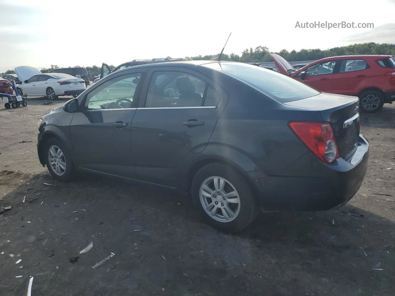 2014 Chevrolet Sonic Lt Black vin: 1G1JC5SG1E4180794