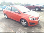 2013 Chevrolet Sonic Lt Auto Оранжевый vin: 1G1JC5SG2D4180060