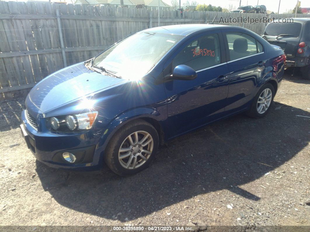 2013 Chevrolet Sonic Lt Blue vin: 1G1JC5SG2D4209346