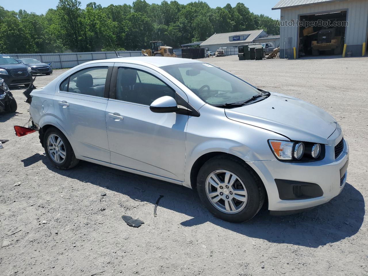 2013 Chevrolet Sonic Lt Silver vin: 1G1JC5SG2D4210030