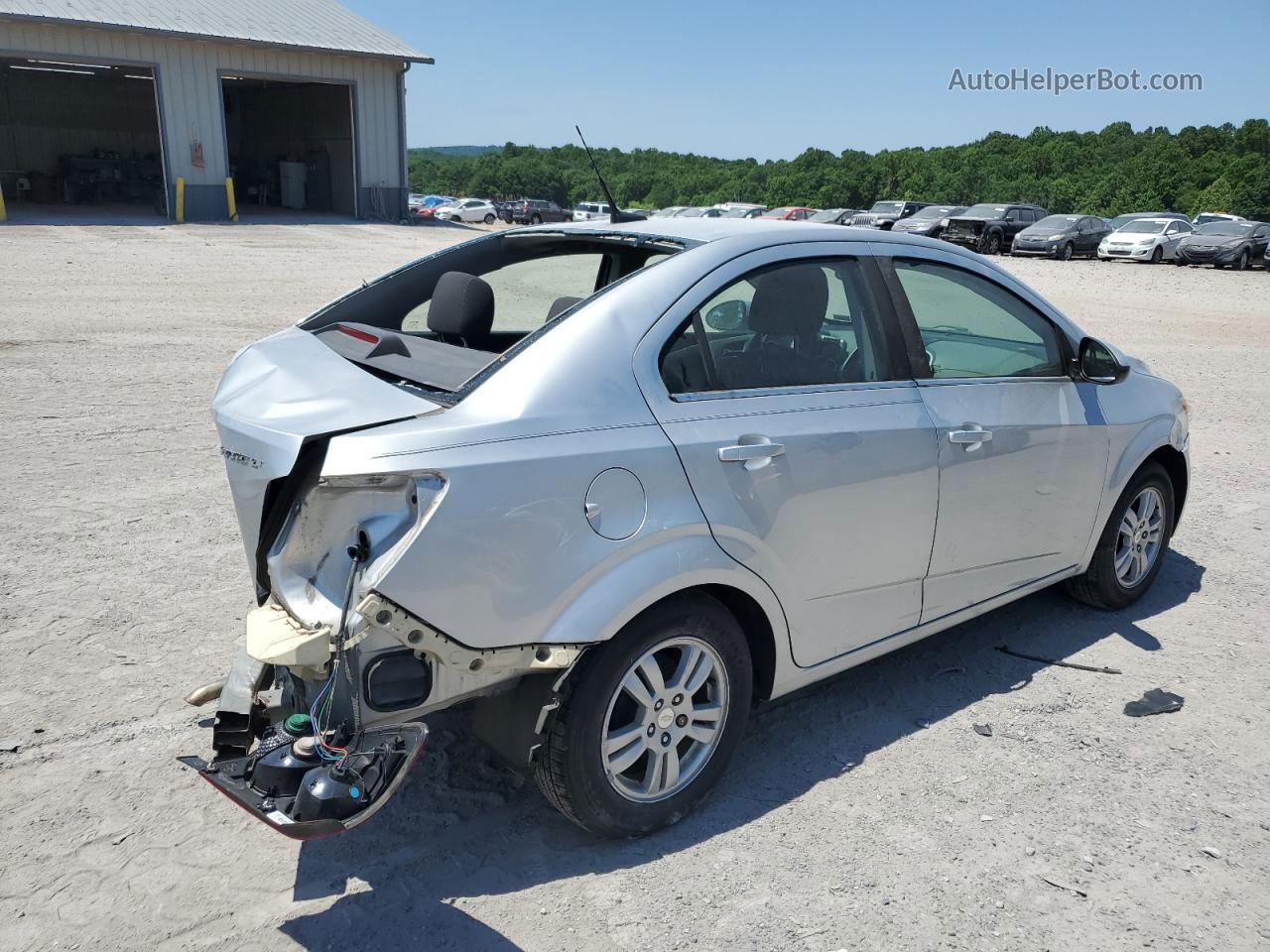 2013 Chevrolet Sonic Lt Silver vin: 1G1JC5SG2D4210030