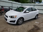 2013 Chevrolet Sonic Lt White vin: 1G1JC5SG2D4210285