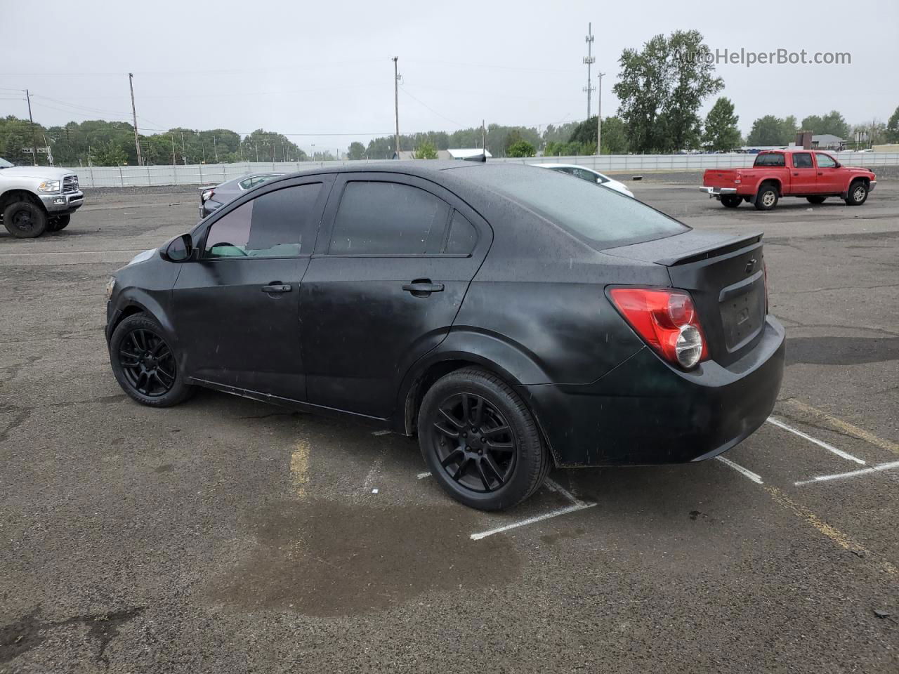 2014 Chevrolet Sonic Lt Black vin: 1G1JC5SG2E4159727