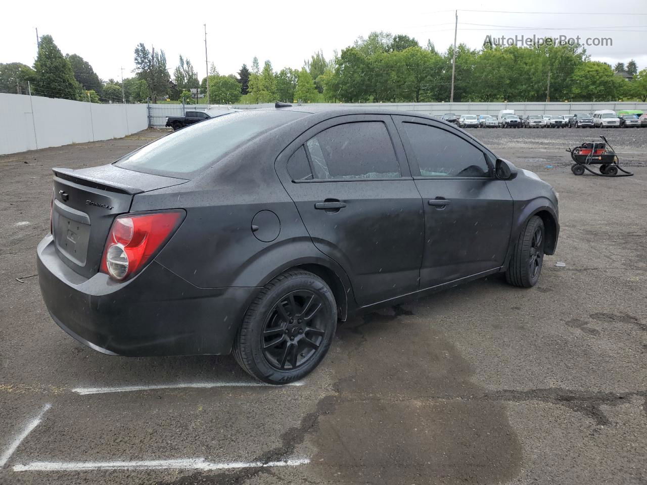 2014 Chevrolet Sonic Lt Black vin: 1G1JC5SG2E4159727