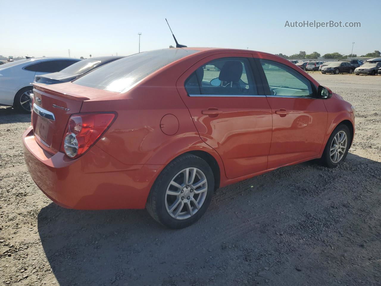 2013 Chevrolet Sonic Lt Orange vin: 1G1JC5SG3D4147813