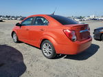 2013 Chevrolet Sonic Lt Orange vin: 1G1JC5SG3D4147813