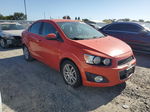 2013 Chevrolet Sonic Lt Orange vin: 1G1JC5SG3D4147813