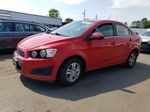 2013 Chevrolet Sonic Lt Red vin: 1G1JC5SG3D4160223