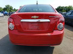 2013 Chevrolet Sonic Lt Red vin: 1G1JC5SG3D4160223