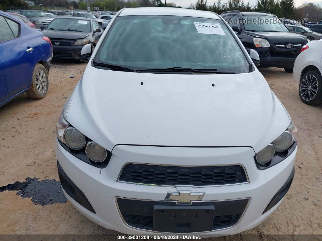 2013 Chevrolet Sonic Lt Auto Белый vin: 1G1JC5SG3D4178043