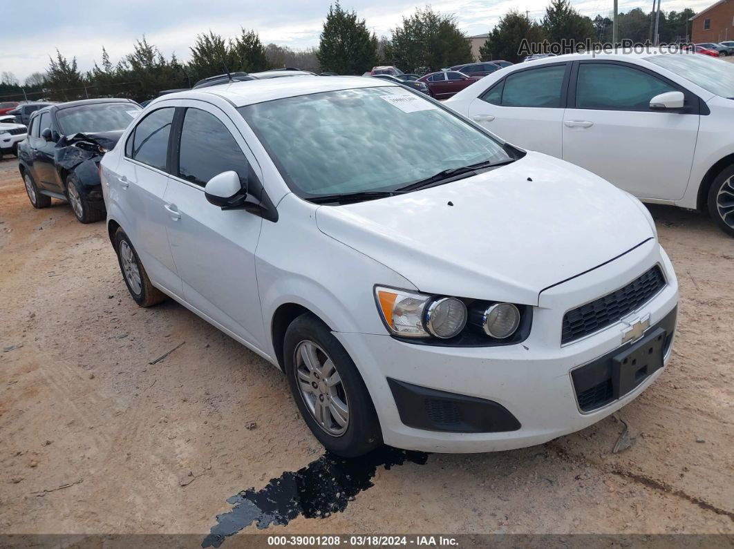 2013 Chevrolet Sonic Lt Auto Белый vin: 1G1JC5SG3D4178043