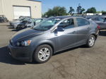 2013 Chevrolet Sonic Lt Gray vin: 1G1JC5SG3D4180911