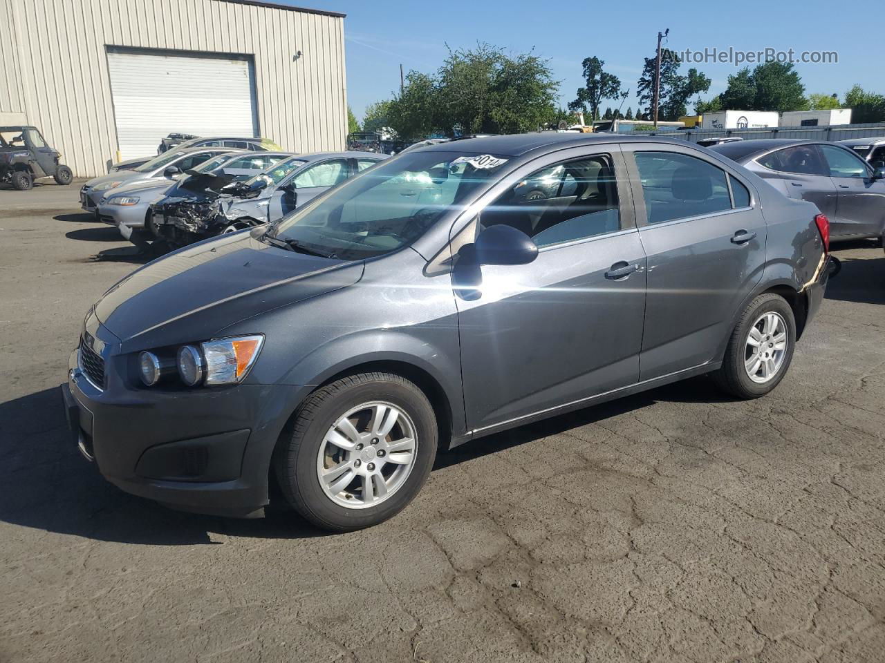 2013 Chevrolet Sonic Lt Gray vin: 1G1JC5SG3D4180911