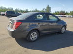 2013 Chevrolet Sonic Lt Gray vin: 1G1JC5SG3D4180911