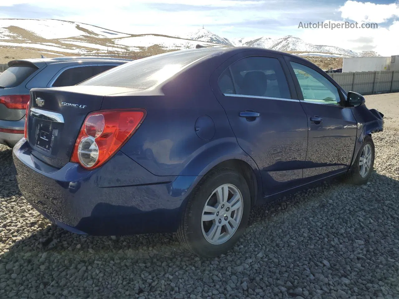 2014 Chevrolet Sonic Lt Blue vin: 1G1JC5SG3E4167481