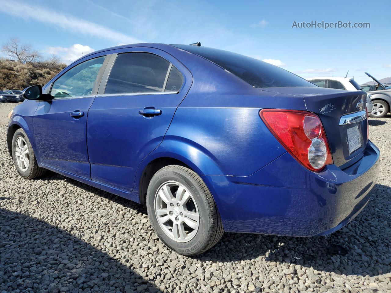 2014 Chevrolet Sonic Lt Синий vin: 1G1JC5SG3E4167481