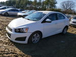 2013 Chevrolet Sonic Lt White vin: 1G1JC5SG5D4243197