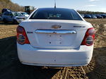 2013 Chevrolet Sonic Lt White vin: 1G1JC5SG5D4243197