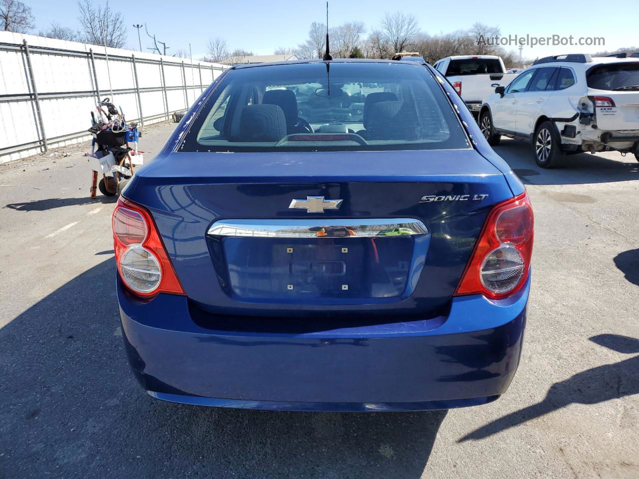 2013 Chevrolet Sonic Lt Синий vin: 1G1JC5SG6D4120539