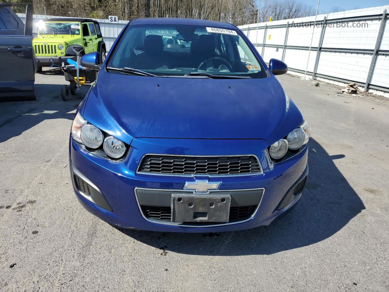 2013 Chevrolet Sonic Lt Синий vin: 1G1JC5SG6D4120539