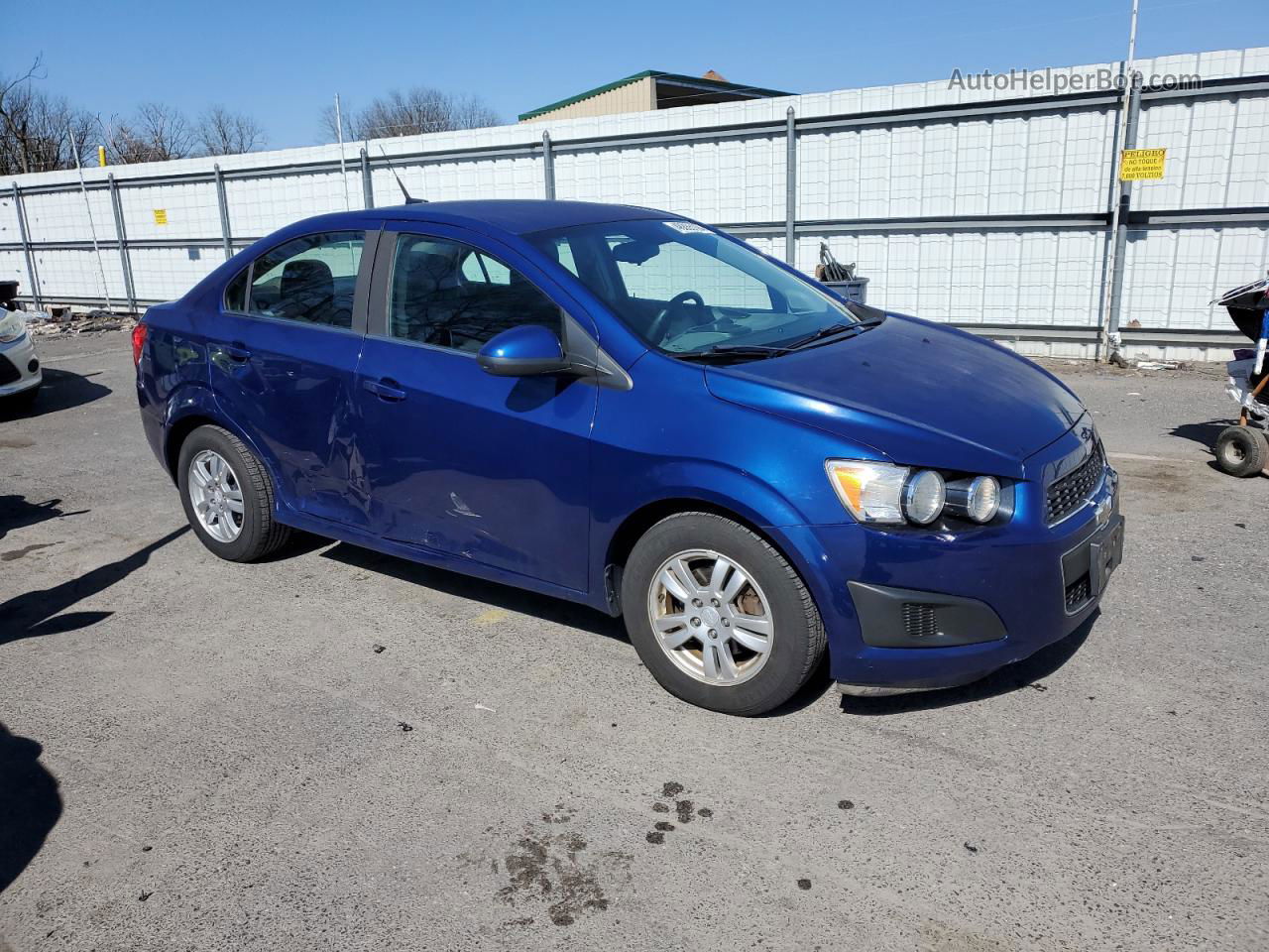 2013 Chevrolet Sonic Lt Blue vin: 1G1JC5SG6D4120539